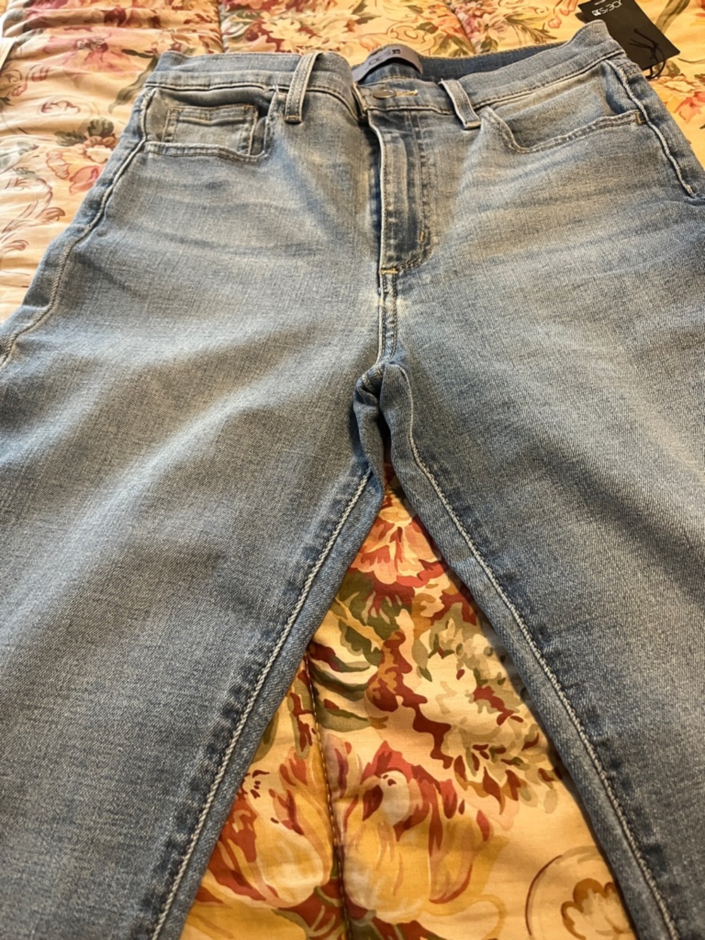 Joe's Jeans Light Blue Straight-Leg Denim